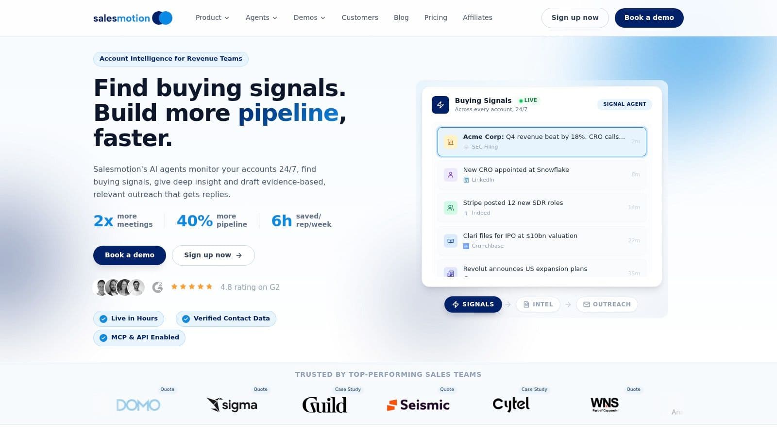 Screenshot from https://salesmotion.io