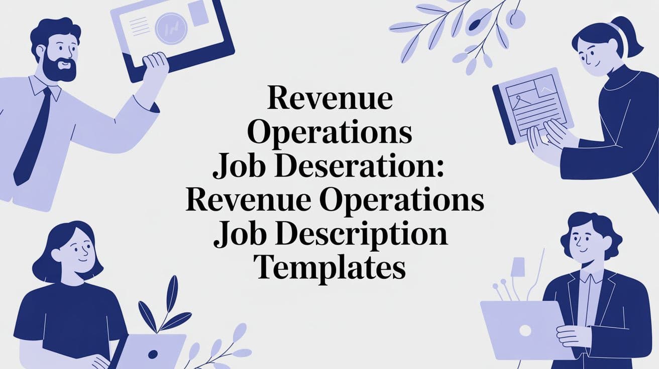 Revenue Operations Job Description: Templates and Tips