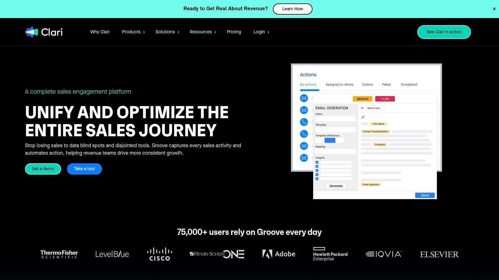 Groove by Clari (Flows/Cadences for Salesforce)