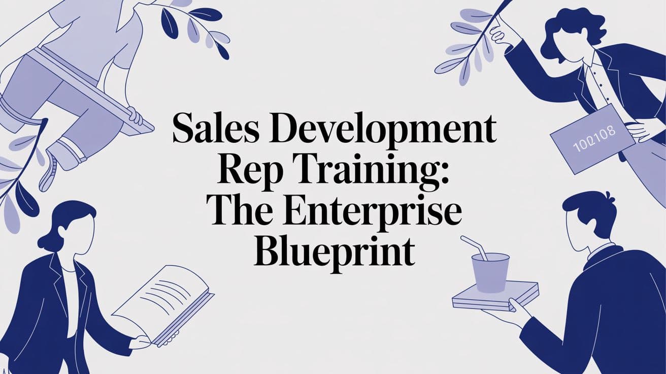 Sales Development Rep Training: The Enterprise Blueprint