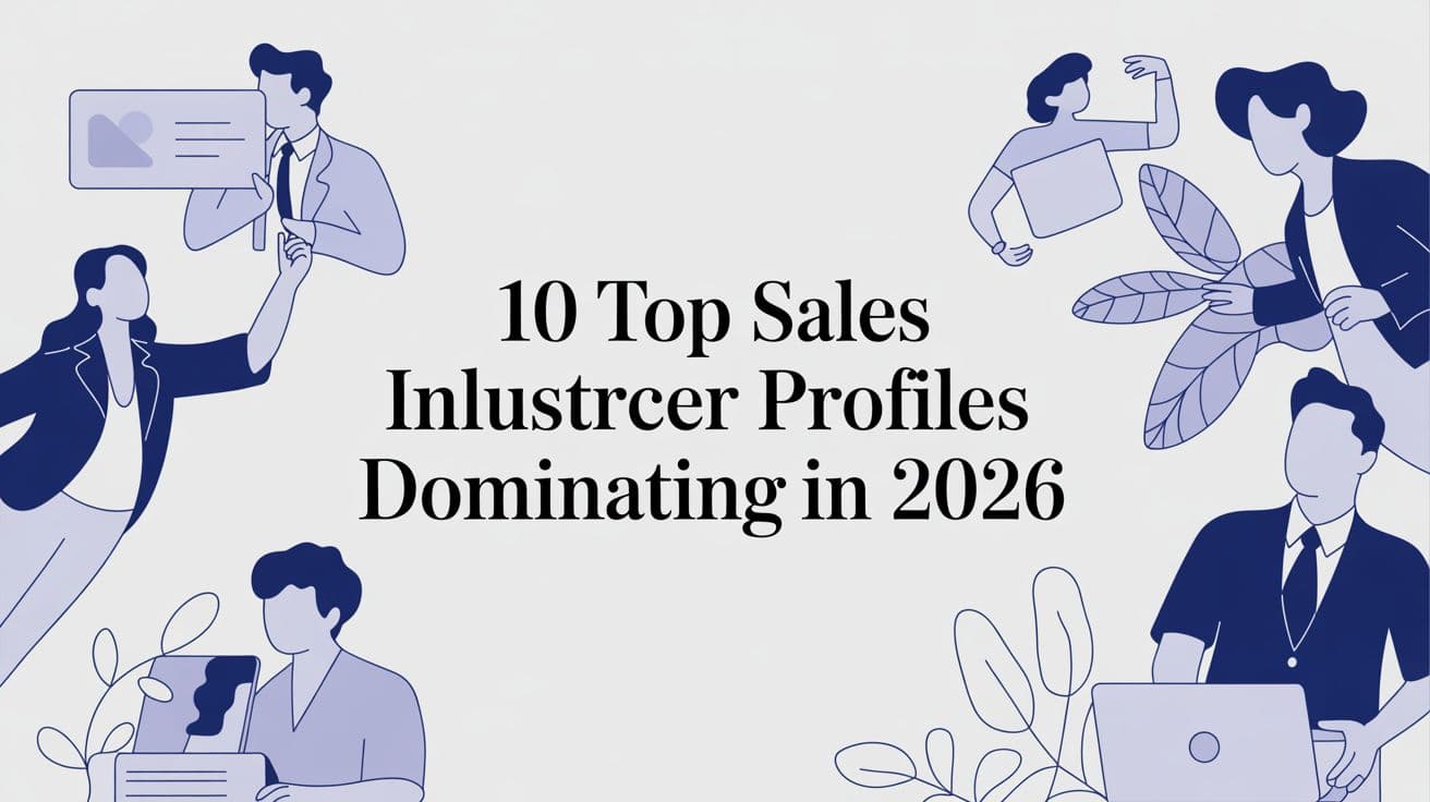 10 Top Sales Influencer Profiles Dominating in 2026