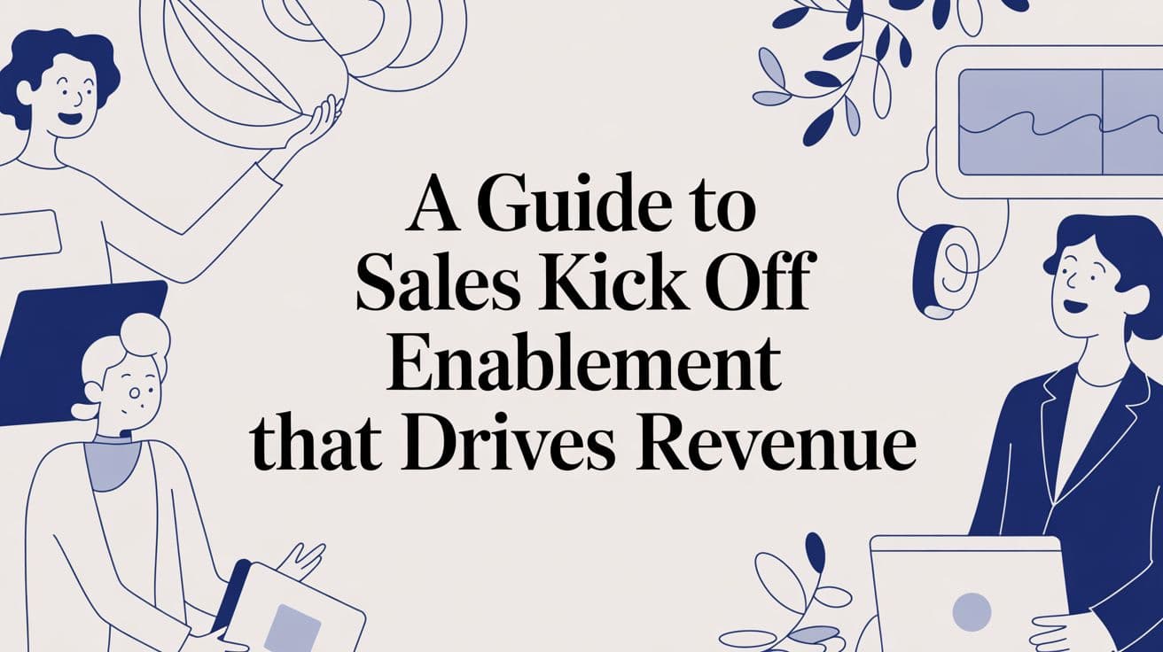 A Guide to Sales Kick Off Enablement That Drives Revenue