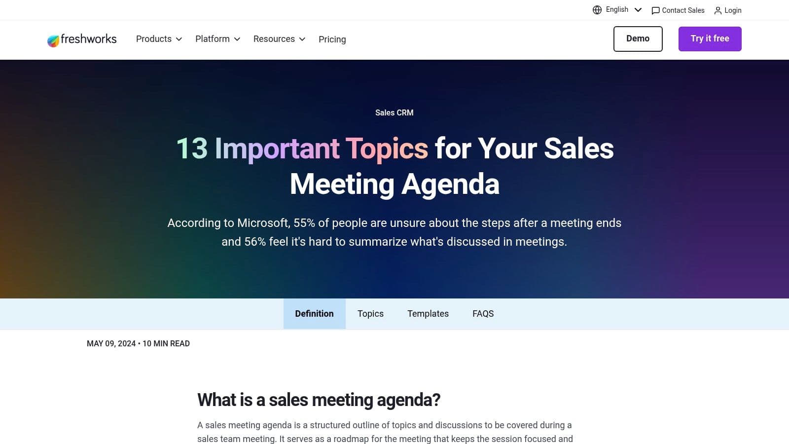 Freshworks (Freshsales)