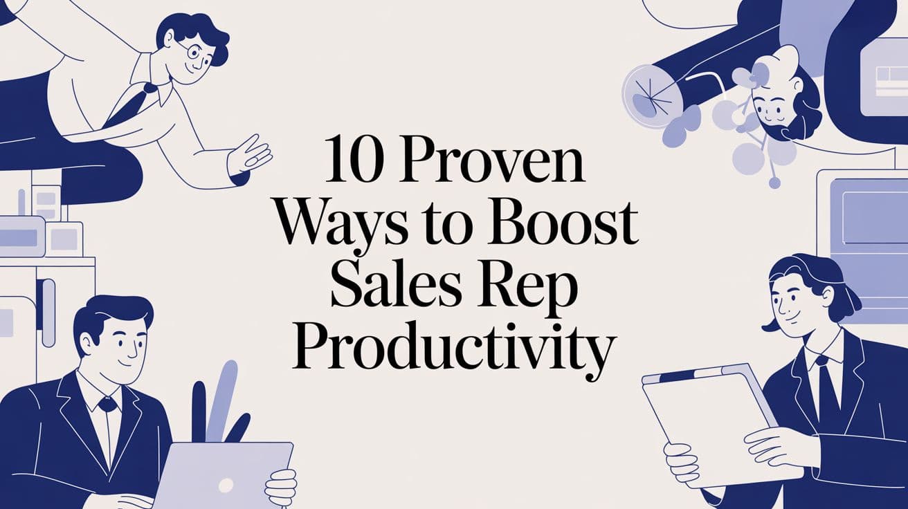 10 Proven Ways to Boost Sales Rep Productivity