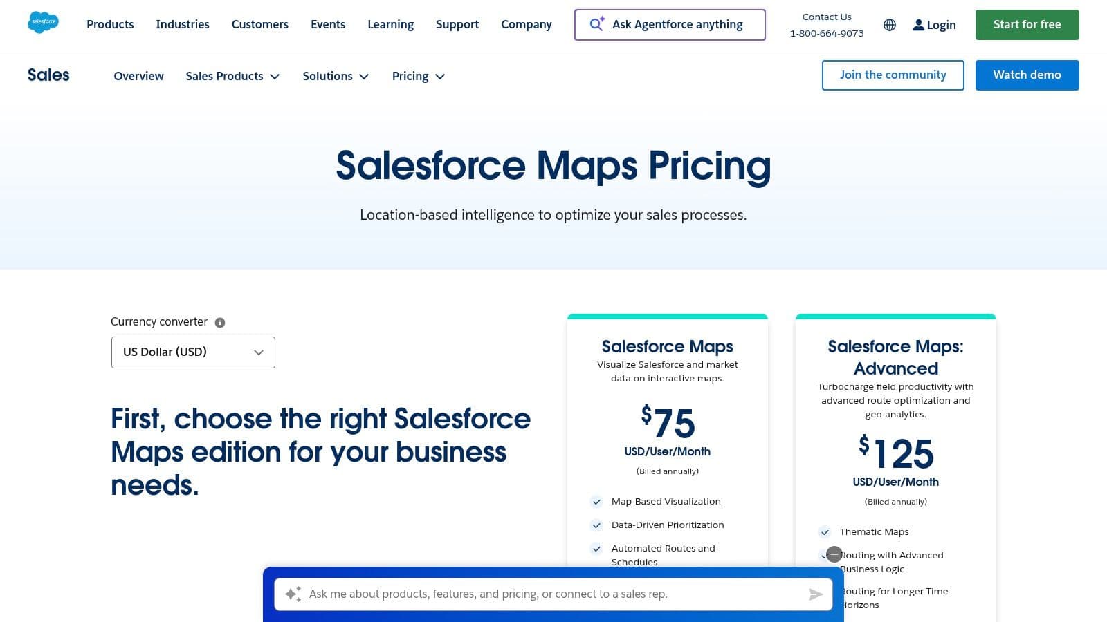 Salesforce Maps and Sales Planning (Territory Planning)