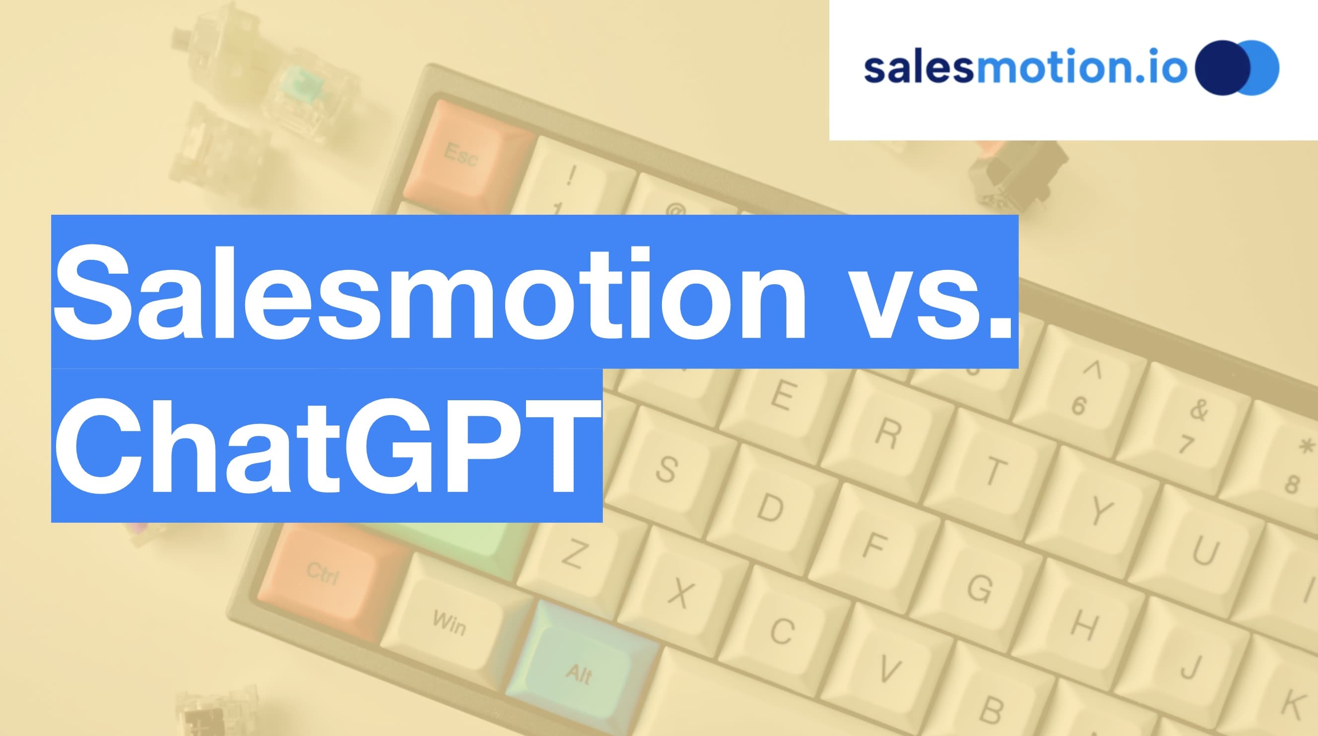 Salesmotion vs ChatGPT for B2B Account Research