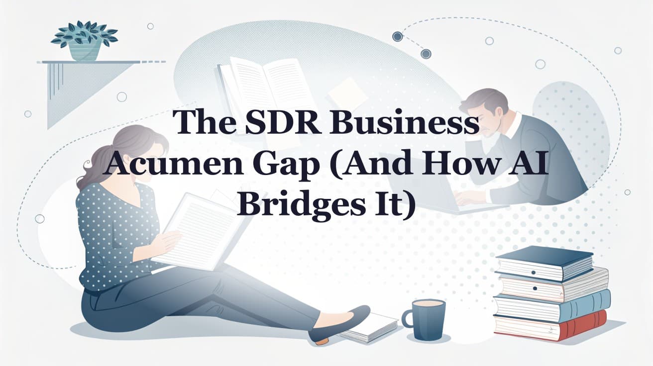 The SDR Business Acumen Gap (And How AI Bridges It)