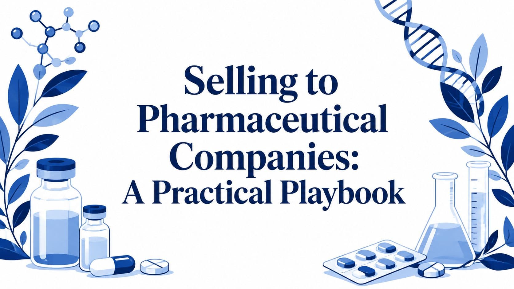 Selling to Pharmaceutical Companies: A Practical Playbook