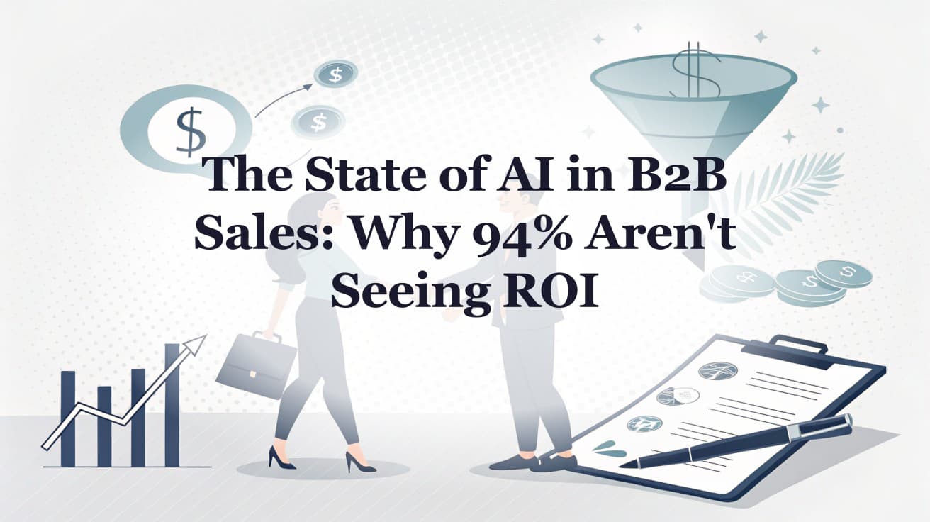 The State of AI in B2B Sales: Why 94% Aren't Seeing ROI
