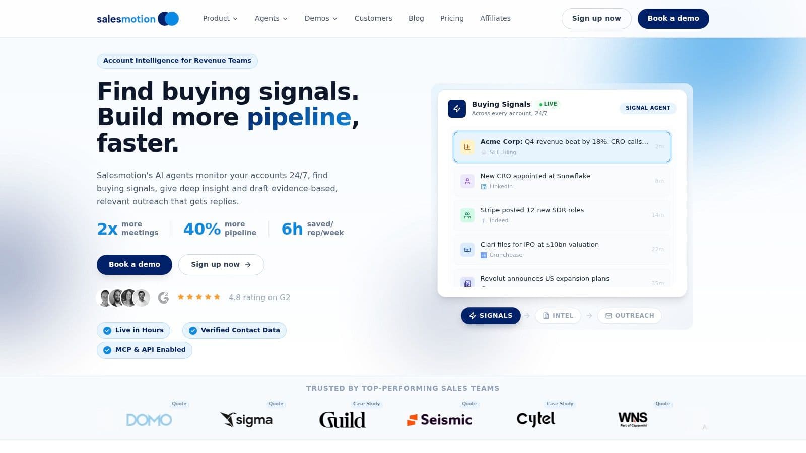 Screenshot from https://salesmotion.io