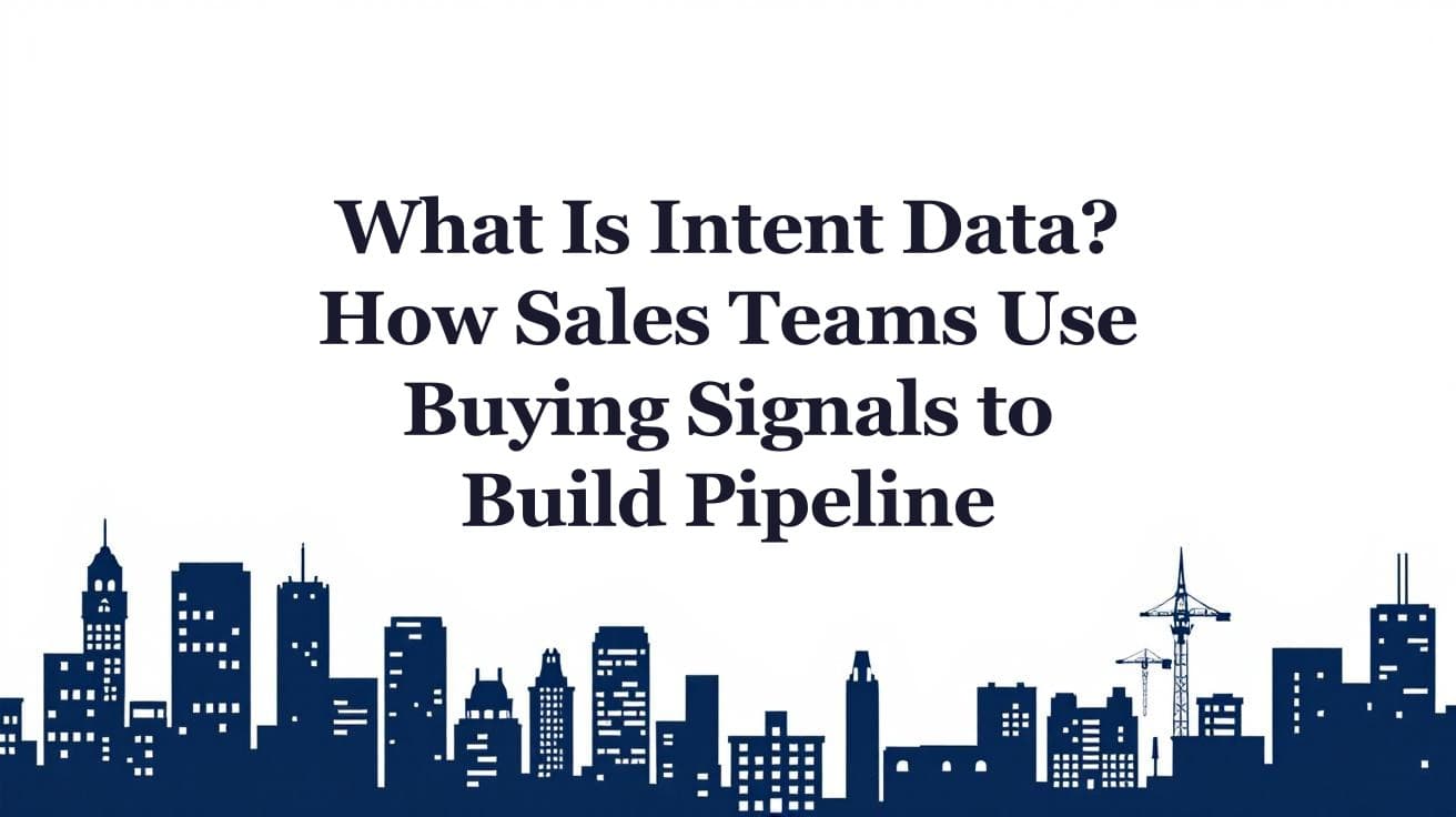 What Is Intent Data? A Guide for B2B Sales Teams