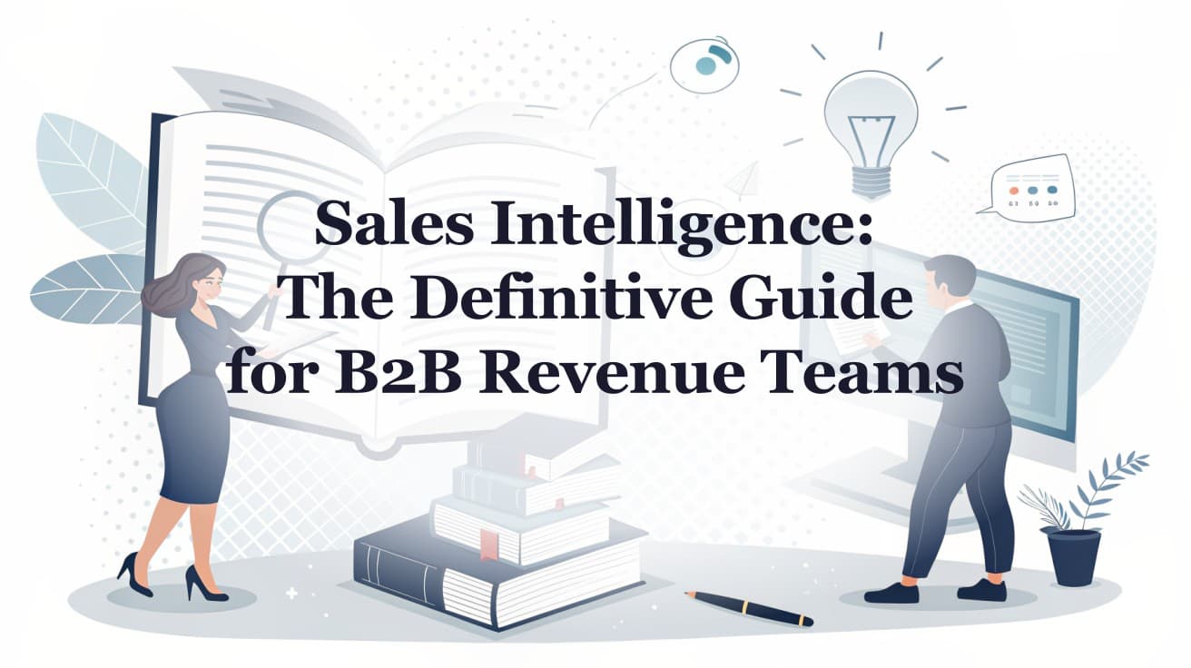 Sales Intelligence: The Definitive Guide for B2B Revenue Teams (2026)
