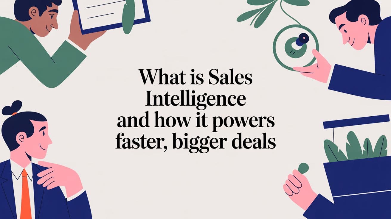 What is sales intelligence? How it powers faster, bigger deals