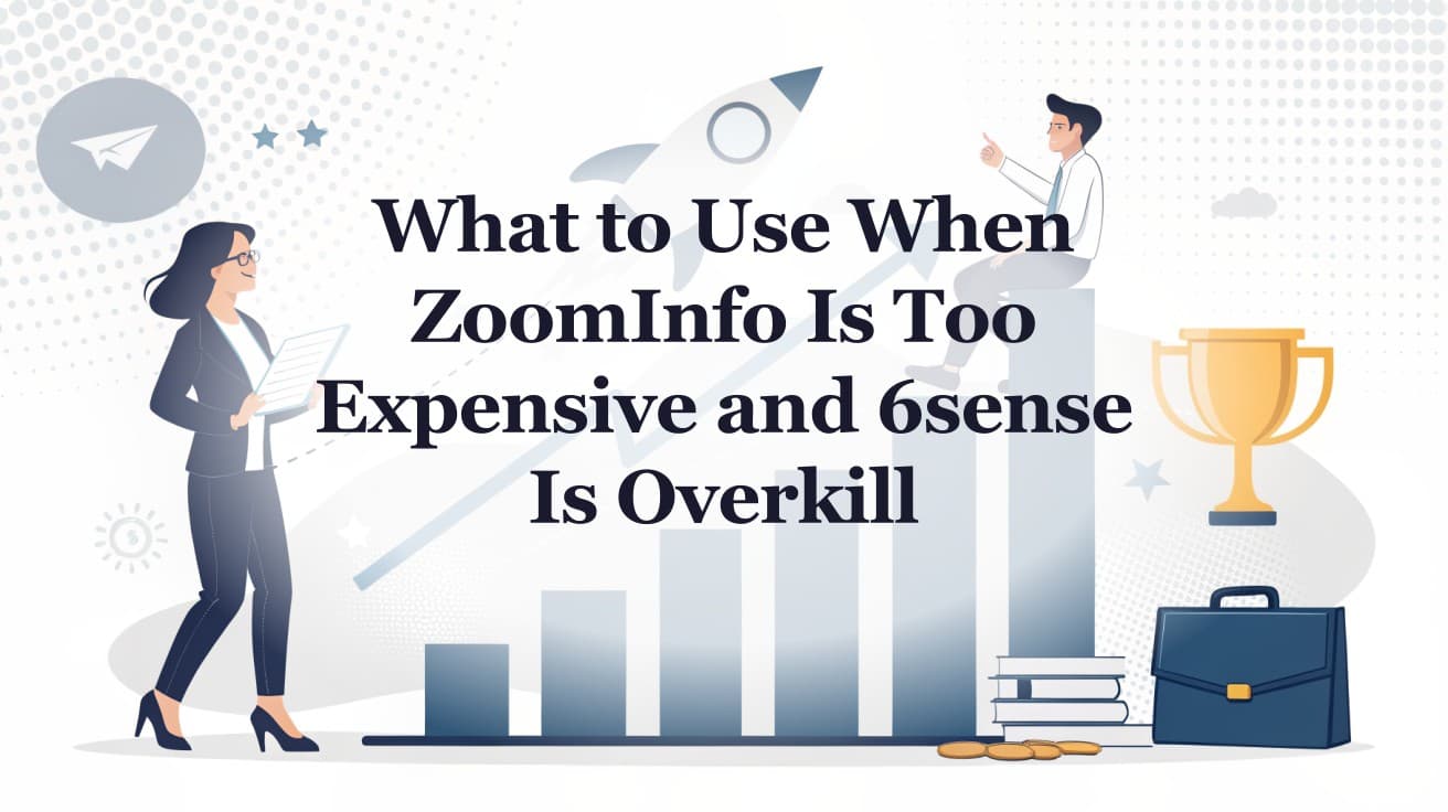 ZoomInfo Too Expensive? What to Use When 6sense Is Overkill Too