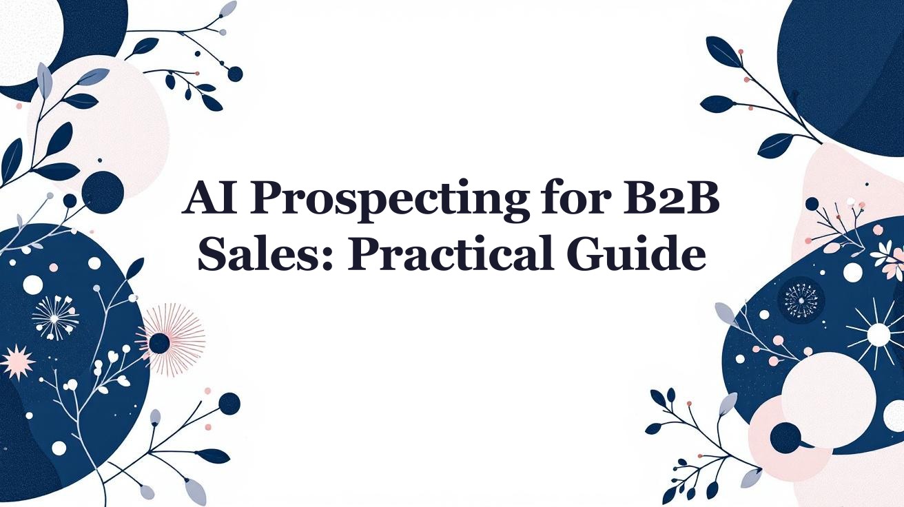 AI Prospecting for B2B Sales: A Practical Guide (2026) | Salesmotion