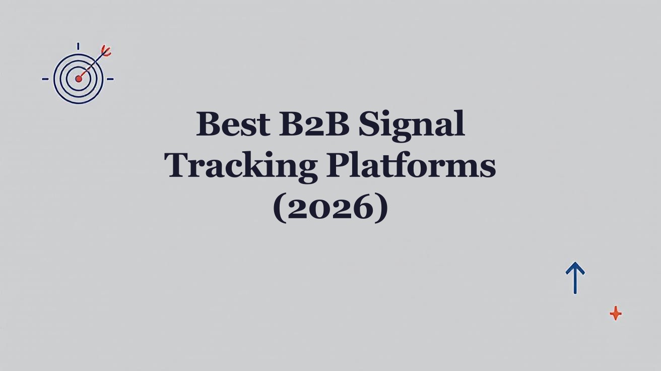 Best B2B Signal Tracking Platforms for Sales Teams (2026) | Salesmotion