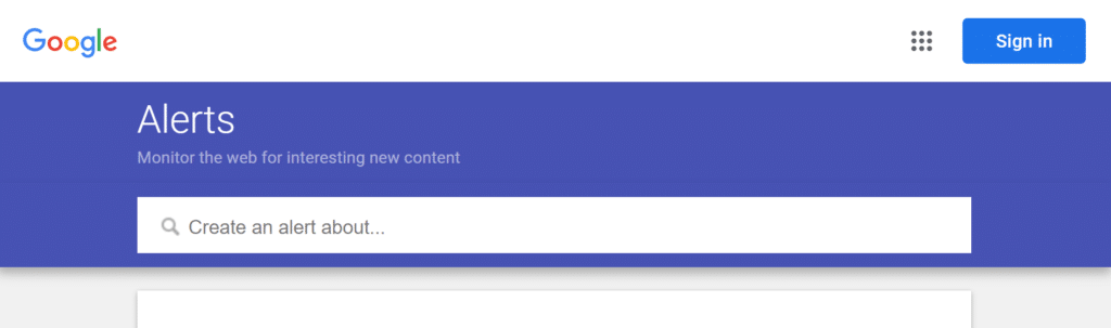 Google Alerts